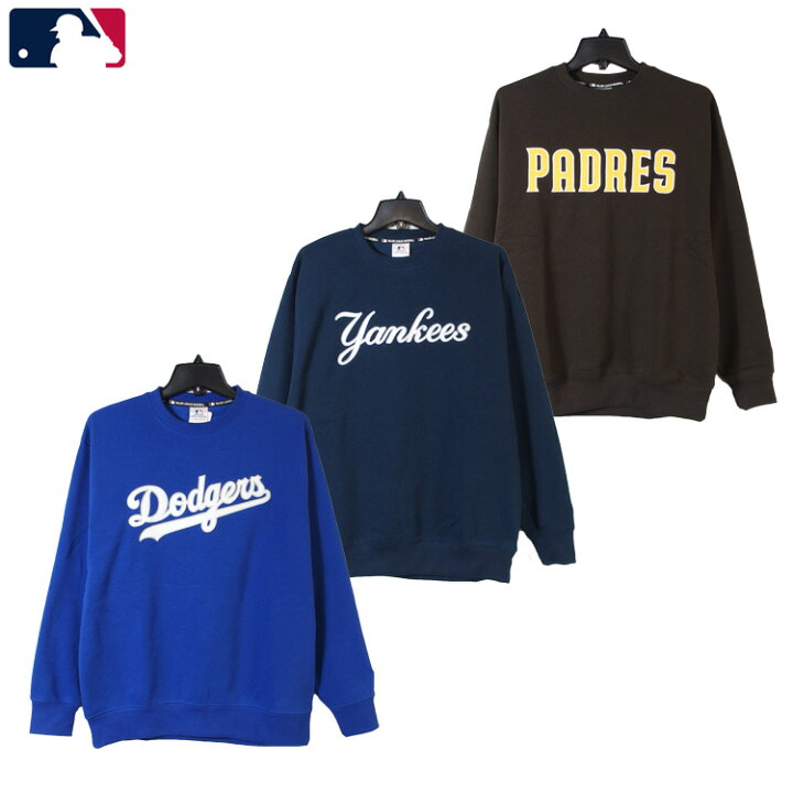 楽天市場】MLB スウェット トレーナー ドジャース ヤンキース パドレス 