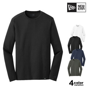 New Era �j���[�G�� T�V���c ���� ����T US���f�� �����|�C���g ���S �w���e�[�W ��� �l�C ���n �v�����g �����Y ���f�B�[�X ���j�Z�b�N�X HERITAGE BLEND LONG SLEEVE TEE (NEWERA t�V���c �g�b�v�X NEA102)�y