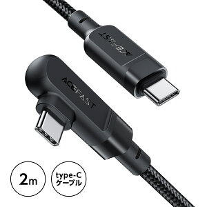 AceFast uh L^ [dP[u 2m TypeC }[d 100W | USB Type-C ^CvC [d RlN^ PDΉ  Black Macbook Pro X}z X}[gtH Android Galaxy Nintendo Switch AhCh MN