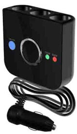 【10日までポイント5倍！最大10％OFFCP配布中】ラウダ 自動オンオフ電源ソケット「PLUSING」iPod充電付 XL-3300 黒