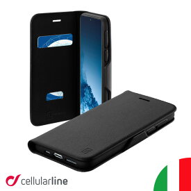 Cellularline Galaxy A52 S21 S21+ S20+ S20 Ultra 手帳型ケース ギャラクシー S10+ S10 Plus 手帳型 手帳 ケース カバー イタリア ブランド 薄型 おしゃれ シンプル メンズ かっこいい 海外 かっこいい カード収納 カード icカード BookClutch