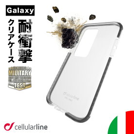 【ポイント3倍！マラソン期間限定】 Galaxy S24 Ultra S23 S21 Plus S20 S20+ A52 S21 ケース 耐衝撃 衝撃吸収 クリアケース TPU ギャラクシー カバー GalaxyS24 GalaxyS24Ultra GalaxyS23 ギャラクシーS24 イタリア ブランド 海外 Cellularline セルラーライン