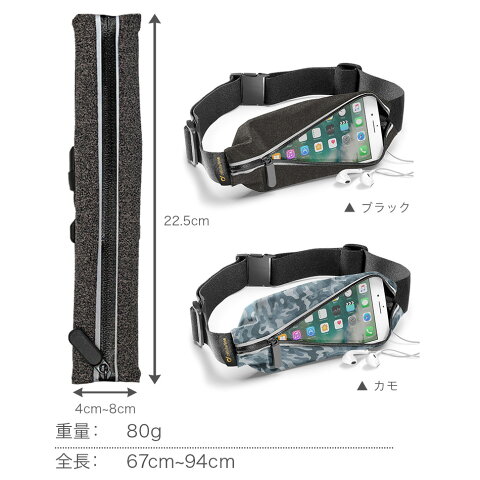 ランニングポーチ揺れないスマホランニングポーチウエストポーチウエストバッグ伸縮防水ポーチ腰ブランドCellularlineiPhoneXsMaxXRXiPhone8iPhone7iPhone6sGalaxyHuaweiXperiaAndroid