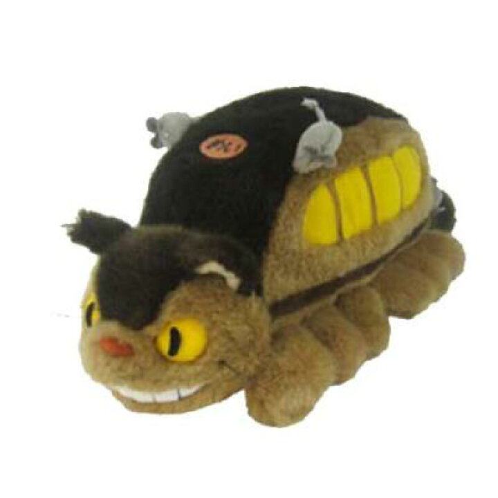 楽天市場 となりのトトロ グッズ ぬいぐるみ M ネコバス キャラクターズショップ ラフラフ