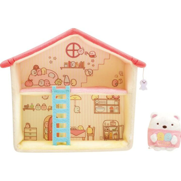 楽天市場】すみっコぐらし すみっコハウス ぬいぐるみ 2階建て てのり 