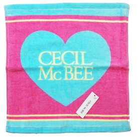 セシルマクビー グッズ ウォッシュタオル ハート アップ CECIL McBEE 468002