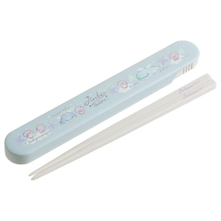 楽天市場 じんべえさんグッズ はし18cm はし箱 じんべえさんと星空ぺんぎん キャラクターズショップ ラフラフ