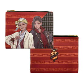 ディズニー ツイステッドワンダーランド グッズ フラットポーチ スカラビア 715304 【ラッピング不可】