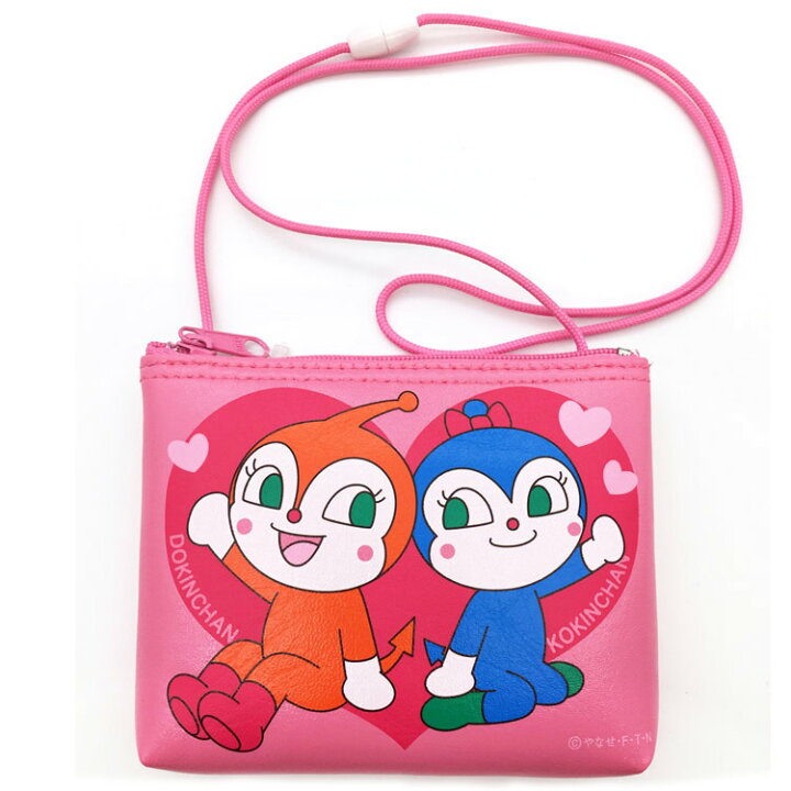 楽天市場 アンパンマン グッズ Ana 1000 ミニミニポシェット ドキンちゃんとコキンちゃん キャラクターズショップ ラフラフ