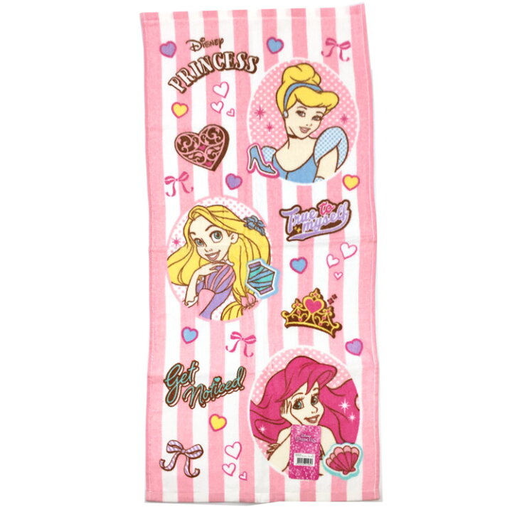 楽天市場 ディズニー プリンセスグッズ フェイスタオル グロリアス キャラクターズショップ ラフラフ