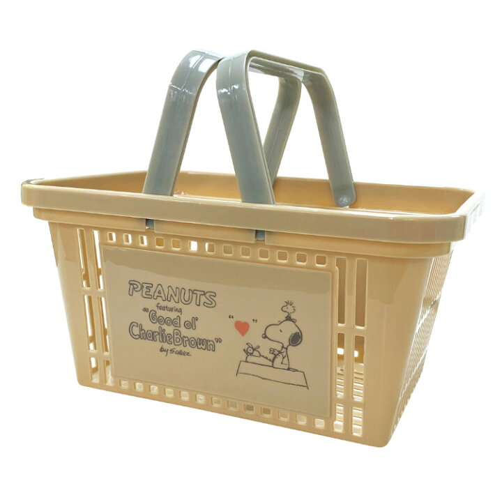 楽天市場 スヌーピー グッズ キャラバスケット モカ 1536 キャラクターズショップ ラフラフ