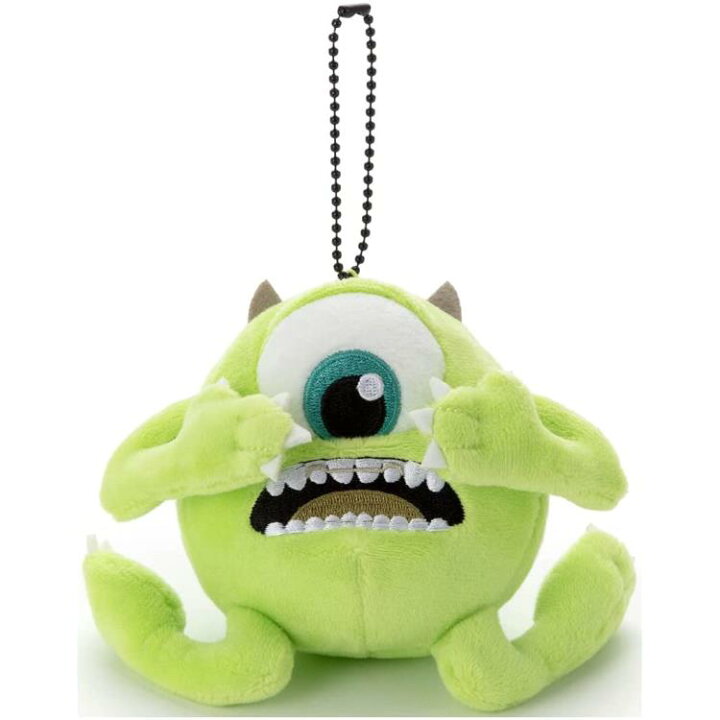 楽天市場 ディズニー モンスターズインク グッズ ボールチェーンマスコット マイク ファニーフェイス キャラクターズショップ ラフラフ