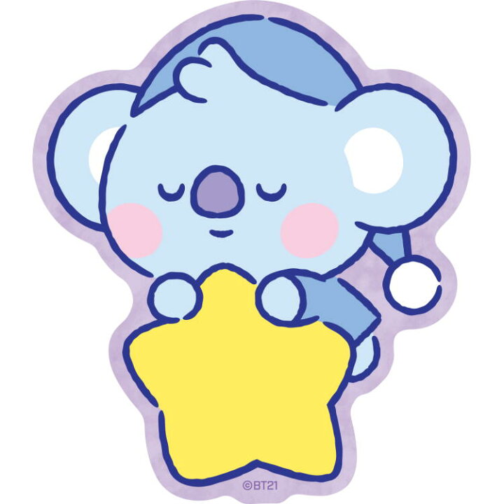 楽天市場 Bt21 トラベルステッカー 1 Koya ドリーム オブ ベイビーline Friends キャラクターズショップ ラフラフ