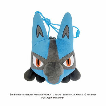楽天市場 ポケットモンスター グッズ プラがまぐち ルカリオ キャラクターズショップ ラフラフ