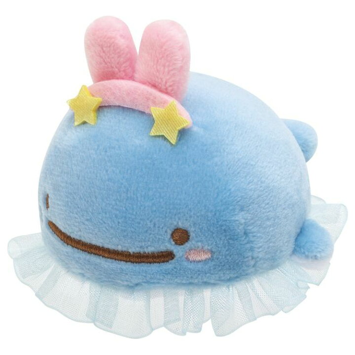 楽天市場 じんべえさんグッズ スーパーもーちもちてのりぬいぐるみ まいごのこくじら うさぎごっこ中 じんべえさんとうみうさぎ キャラクターズショップ ラフラフ