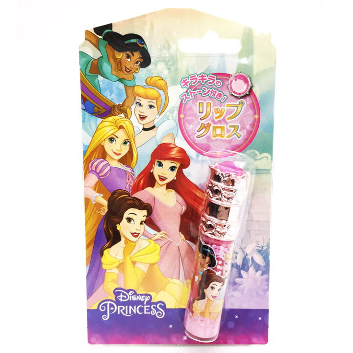 楽天市場 ディズニー プリンセス グッズ ストーン付リップグロス ストロベリーの香り キャラクターズショップ ラフラフ
