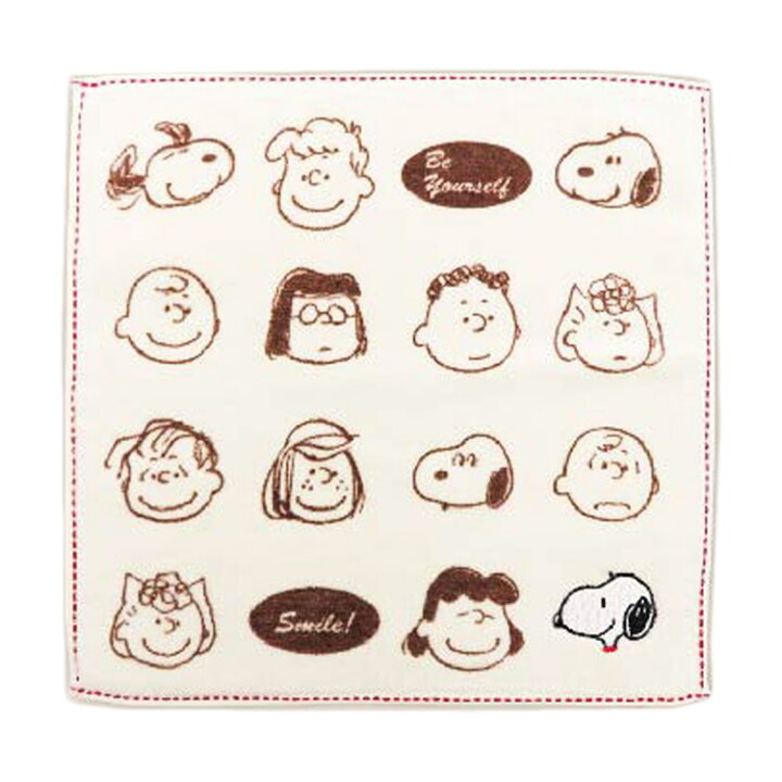 楽天市場 スヌーピー ミニタオル ｂｅ アイコンフェイス Snoopy Peanuts ハンドタオル タオル かわいい プレゼント キャラクターズショップ ラフラフ