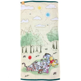 くまのプーさん ミニバスタオル 791693 トークアットピクニック ディズニー お風呂 プール 海水浴