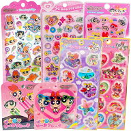 パワーパフガールズ シール7点セット うるちゅるポップ プチドロップ ウォーター おはじきフレーク ドロ…