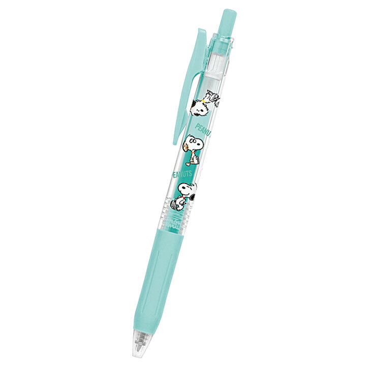 楽天市場】スヌーピー サラサクリップ0.5mm ミルクブルーグリーン  