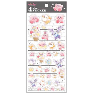 ̃J[rB 4size STICKER ̃J[rB&tY CUTE MODEL kirby 4TCY 1V[g V[ fR 039772