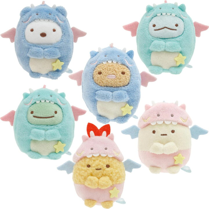 楽天市場】【6種セット】すみっコぐらし てのりぬいぐるみ すみっコ 