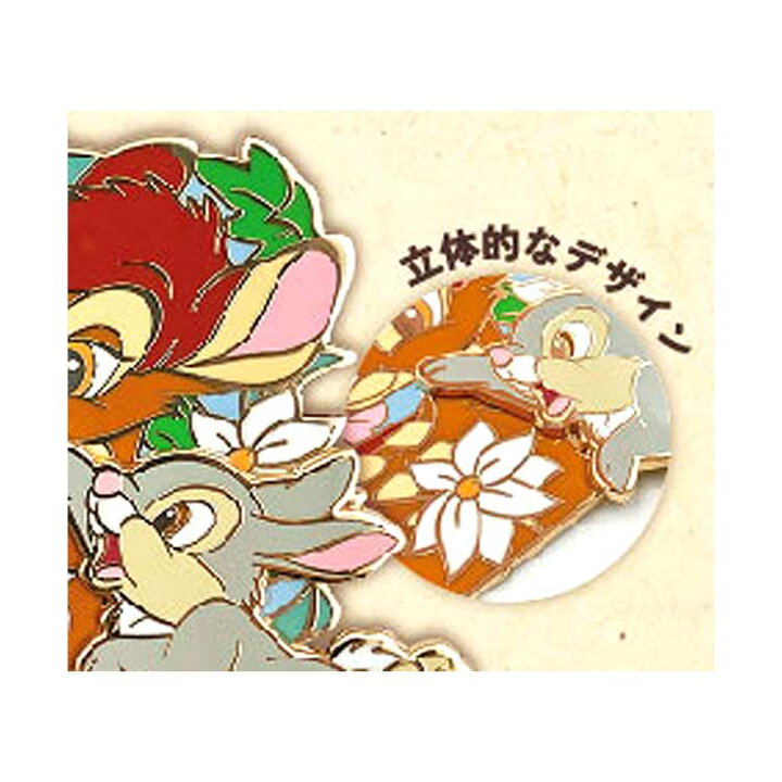楽天市場】バンビ コレクションピンバッジ バンビ&とんすけ 101261 第3  