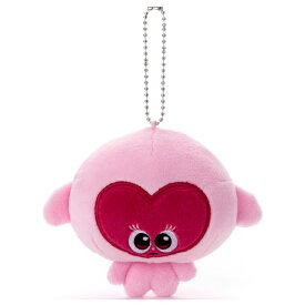 ぷにるんず ぬいぐるみマスコット らぶるんver. ぷにぷに新触感液晶トイ ピンク【ラッピング不可】