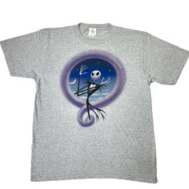 ナイトメアー・ビフォア・クリスマス 半袖Tシャツ Lサイズ ムーン 065807 大人 レディース Disney ディズニー