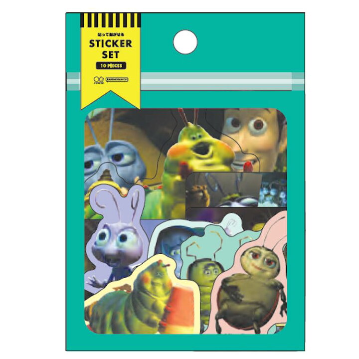 楽天市場】バグズライフ ステッカーセット ピクサー PIXAR シール 