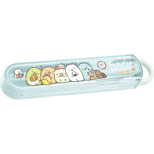 すみっコぐらし コンビセット スライド KA28101 ランチマーケット たべもの柄 箸スプーンセット ツインセット 箸箱セット はし16.5cm 食洗機対応
