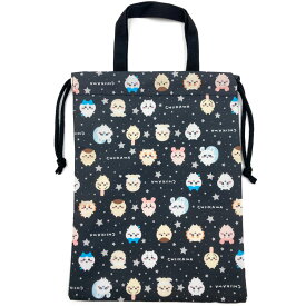 ちいかわ 総柄縦型巾着 BK 437232 新学期 新入学なんか小さくてかわいいやつ