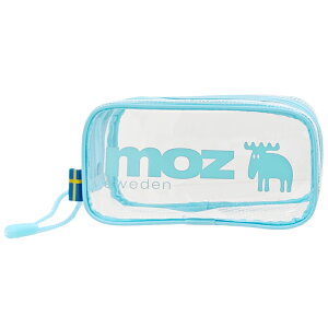 moz メッシュスクエアペンポーチ ライトブルー 835376