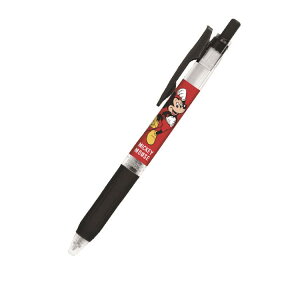 ミッキー ノック式ジェルボールペン サラサクリップ ブラック SARASA ボールペン 黒色 ペン 筆記具 筆記用具 260370