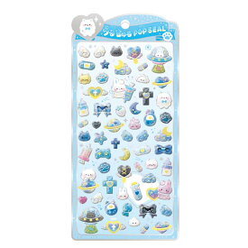 てんし うるちゅるポップシール ぷっくりシール アクリルシール ステッカー デコ デコレーション 目印 305644