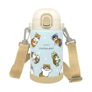 mofusand モフサンド ステンレスワンプッシュボトル 700ml 保冷 にゃんぱんつ 048997