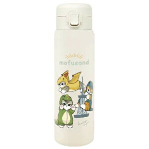 mofusand モフサンド ステンレスワンプッシュボトル 480ml 保温/保冷 かいじゅうにゃん 048928