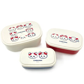 ちいかわ シール容器3Pセット 267547 リボン ハチワレ うさぎ モモンガ くりまんじゅう カニ 古本屋 ラッコ シーサー CHIIKAWA なんか小さくてかわいいやつ ナガノ