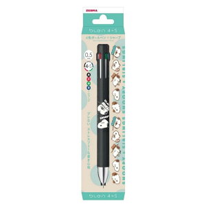 スヌーピー ブレン4+S 4色ボールペン+シャープペン0.5mm ブラック 303424