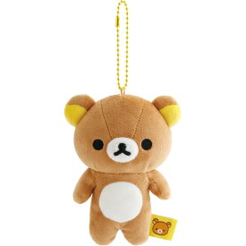 リラックマ もーちもちぶらさげぬいぐるみ リラックマ ボールチェーン付 ぬいぐるみキーホルダー もちもち
