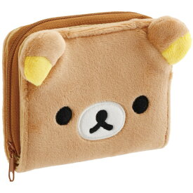リラックマ ぬいぐるみワレット リラックマ 二つ折り財布 小銭入れ ウォレット ブラウン