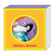 ss0904ホイッピ&ラッピ 窓付きスクエアメモ イエロー Whippi&Wrappi めも メモ紙 メッセージ 伝言 917566…