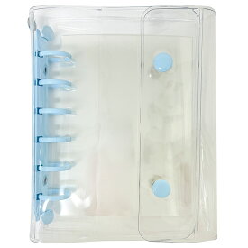 クリア クリアシール帳 ブルー 438879 透明 シールバインダー クリアリフィル付 【お1人様1点限り】