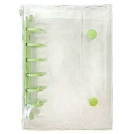 クリア クリアシール帳 グリーン 438893 透明 シールバインダー クリアリフィル付 【お1人様1点限り】