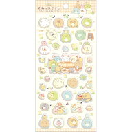 すみっコぐらし ふにふにシール SE71201 たぬきのまんまるレストラン ぷっくり ぷにぷに
