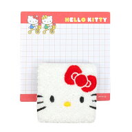 【SS06】ハローキティ もこもこクリップ付メモ Petit collection SANRIO サンリオ ホワイト【ラッピング…