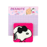 【SS06】スヌーピー もこもこクリップ付メモ ピンク PEANUTS Petit collection 4【ラッピング不可】【お…