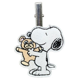 【SS06】スヌーピー ダイカットキラキラクリップ くま PEANUTS Petit collection 4【ラッピング不可】【お一人様各1点限り】