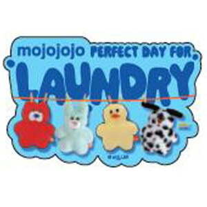 mojojojo IP906187 �_�C�J�b�g�X�e�b�J�[ LAUNDRY ��2�e PERFECT DAY FOR LAUNDRY ���W���W���W�� ������� �ʂ�����ݍ��