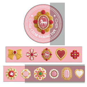 KUNIKA �N���A�}�X�L���O�e�[�v pink 997104 �N�j�J �����h�� �A�C�V���O�N�b�L�[